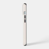Moderne Aangepaste Naam Bloem Vlinder Initiaal Roz iPhone 15 Case (Linkerkant)