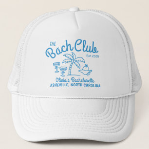 Moderne Aangepaste Naam Eiland Datum Bachelorette  Trucker Pet
