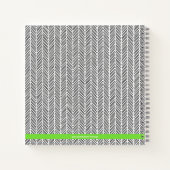 Moderne aangepaste naam | Gepersonaliseerde reis Notitieboek (Achterkant)