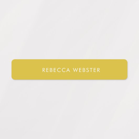 Moderne aangepaste naam kleding Labels minimalisti (Design 1)