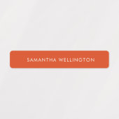 Moderne aangepaste naam kleding Labels minimalisti (Design 2)