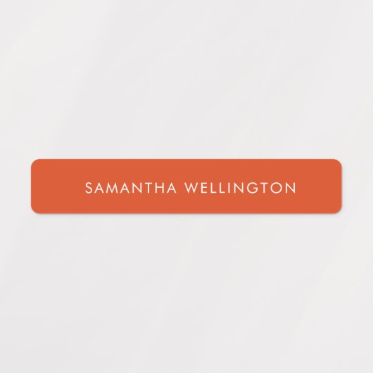 Moderne aangepaste naam kleding Labels minimalisti (Design 2)