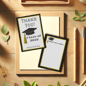 Moderne aangepaste naam trendy afstudeerdop Kaart