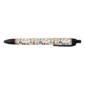 Moderne Aangepaste Naam Voetbal Patroon Zwarte Inkt Pen (Bodem)