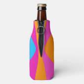 Moderne aangepaste naam Zomertijd Leuke tijd Leuk Flesjeskoeler (Fles Achterkant)