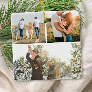 Moderne aangepaste offerte gepersonaliseerde 3 fot keramisch ornament