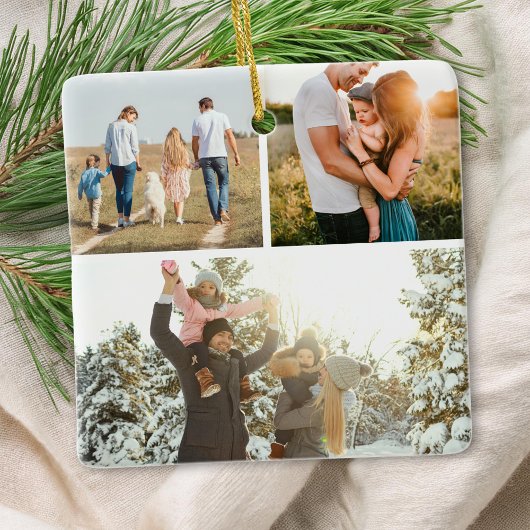 Moderne aangepaste offerte gepersonaliseerde 3 fot keramisch ornament