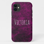 Moderne, aangepaste Paarse marmer Case-Mate iPhone Case (Achterkant)