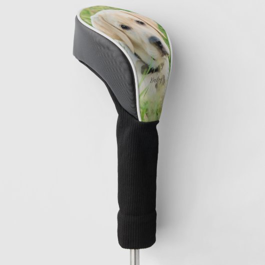 Moderne aangepaste PET fotonaam Golfheadcover (Schuin)