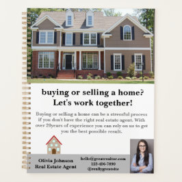 Moderne aangepaste planner voor Estate Agent