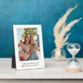 Moderne aangepaste prijsopgave foto fotoplaat (Zijkant)
