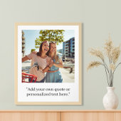 Moderne aangepaste prijsopgave foto poster