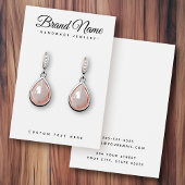 Moderne aangepaste scriptkleur die weergavekaart o visitekaartje