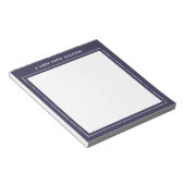 Moderne, aangepaste standaardnaam voor gepersonali notitieblok (Schuin)