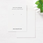 Moderne aangepaste tekst met weergavekaarten visitekaartje (Bureau)