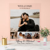 Moderne aangepaste trouwfoto's acryl bord (Huwelijk)