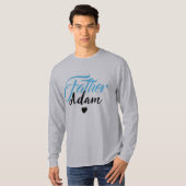 Moderne aangepaste vadernaam - Speciaal gepersonal T-shirt (Voorkant volledig)