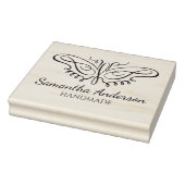 Moderne, aangepaste vlinderhandleiding groot rubberstempel (Stempel)