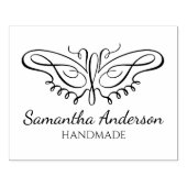 Moderne, aangepaste vlinderhandleiding groot rubberstempel (Afrduk)