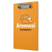 Moderne Aangepaste Voedselbedrijfs branding Klembord (Links)