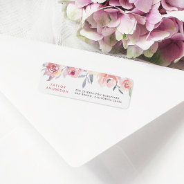 Moderne aangepaste Waterverf voor typografie Etiket