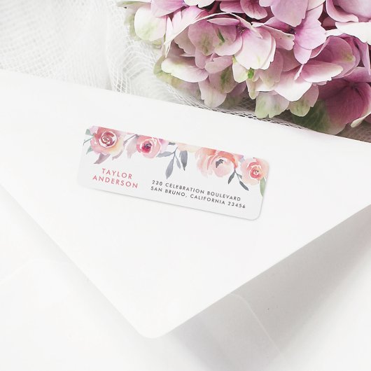 Moderne aangepaste Waterverf voor typografie Etiket