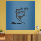 Moderne aangepaste winkelnaam voor de salonbehande canvas afdruk (Insitu (Woonkamer))