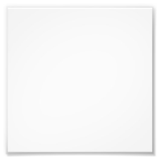 Moderne aangepaste witte eenvoudige ontwerp voeg f foto afdruk (Voorkant)