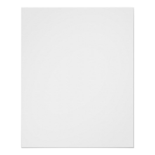 Moderne aangepaste witte eenvoudige ontwerp voeg f perfect poster (Voorkant)