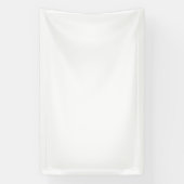 Moderne aangepaste witte eenvoudige ontwerp voeg f spandoek (Verticaal)