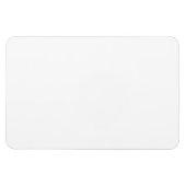Moderne Aangepaste witte eenvoudige Vormgeving Voe Magneet (Horizontaal)