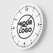 Moderne aangepaste zakelijke Logo op witte achterg Grote Klok (Hoek)