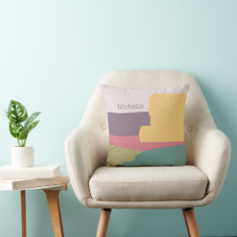 Moderne aangepaste zomerkleuren Splash Kussen