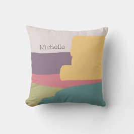 Moderne aangepaste zomerkleuren Splash Kussen