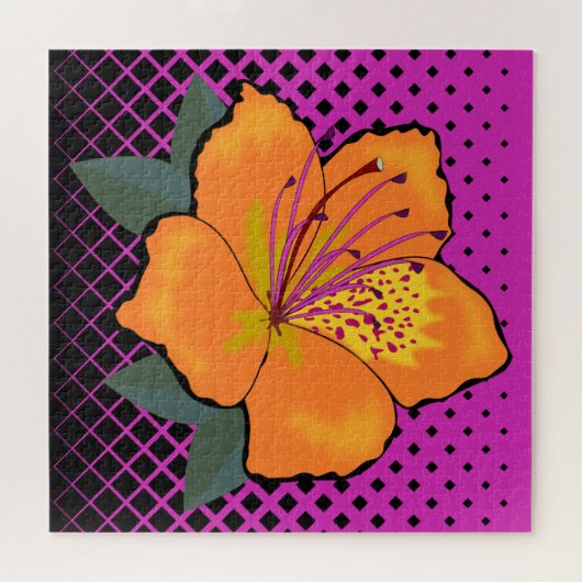 Moderne aanjager op geometrische vorm legpuzzel (Horizontaal)