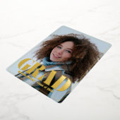 Moderne aankondiging & afstudeerfeest uitnodiging (Gedraaid)