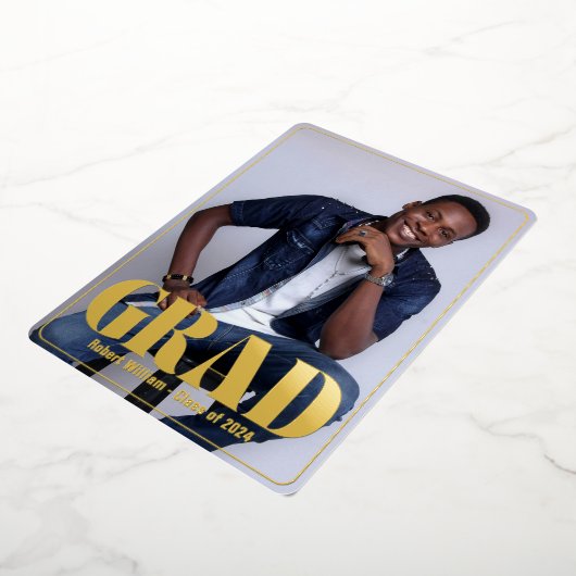 Moderne aankondiging & afstudeerfeest uitnodiging (Gedraaid)