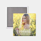 Moderne aankondiging Afstuderen Foto SW Magneet
