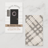 Moderne aankondiging deur deur deur deur (Voorkant / Achterkant)