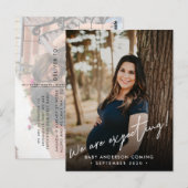 Moderne aankondiging foto's briefkaart (Voorkant / Achterkant)