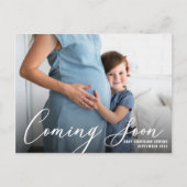 Moderne aankondiging foto's briefkaart (Voorkant)