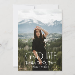 Moderne aankondiging van afgestudeerden 2023