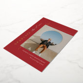 Moderne aankondiging van Afstuderen foto-Folie (Gedraaid)