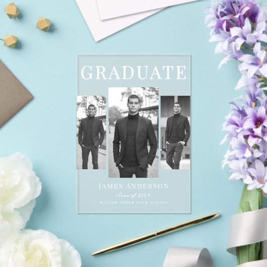 Moderne aankondiging van Afstuderen foto's (Insitu (Huwelijk))