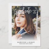 Moderne aankondiging van Afstuderen foto's (Voorkant)