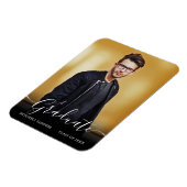 Moderne aankondiging van de Foto van het Afstudeer Magneet (Linkerzijde)