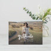 Moderne aankondiging van eindexamen 2025 met 2 fot (Staand voorkant)