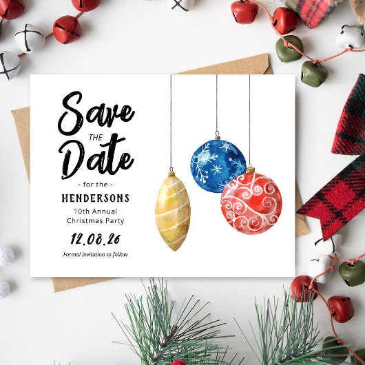 Moderne aankondiging van kerstfeest uitnodiging