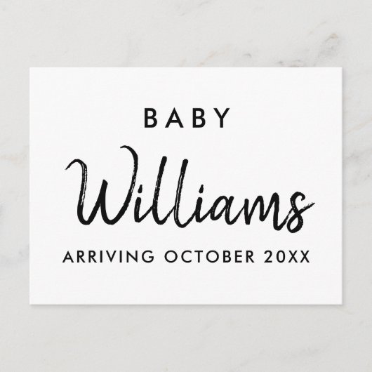 Moderne aankondiging zwangerschap (Voorkant)