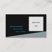 Moderne aannemer en Visitekaartje voor woningverbe (Achterkant)